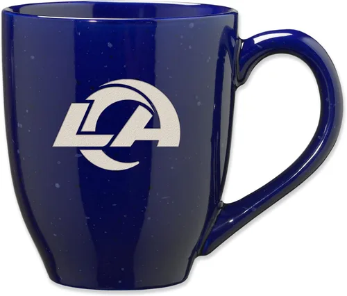 Miniatura 53 de Rico Industries - Taza de café de cerámica con grabado láser de color del equipo de fútbol de la NFL, 16 oz