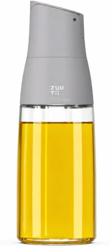Miniatura 14 de Dispensador de Aceite de Oliva Zuutii, Envase de Aceite sin Goteo para Cocina. Dispensador de Vinagre, Botella de Vidrio para Cocina, 500ML, Crema