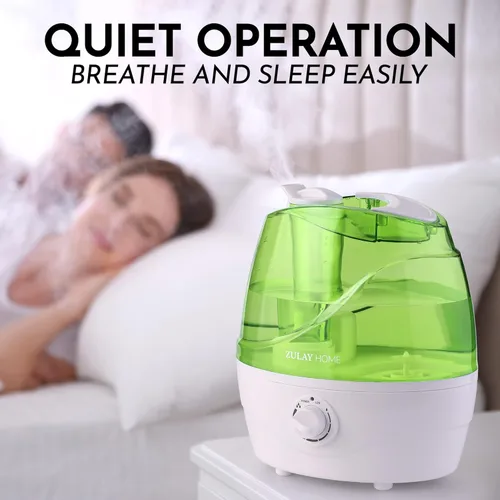 Miniatura 3 de Zulay Home Humidificadores de niebla fría para dormitorio (tanque de agua de 2.2L) - Humidificadores ultrasónicos silenciosos para habitación grande