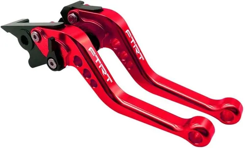 Palancas ajustables de freno y embrague Compatibles con GSXR750 GSXR600 2006-2010, GSXR1000 2005-2006, GSX R600 R750 R1000, Rojo