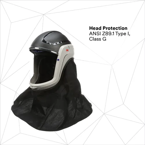 Miniatura 5 de 3M PAPR, Casco Respiratorio Versaflo M-407, Para Respiradores Purificadores de Aire Motorizados, Visera de Policarbonato Recubierto Premium
