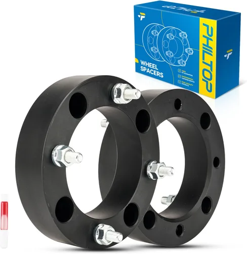 Miniatura 21 de PHILTOP Espaciador de rueda de 4 x 4 de 2 pulgadas, espaciadores de rueda centrados en las lengüetas para Polaris Trail Boss 330 2003-2013, Trail