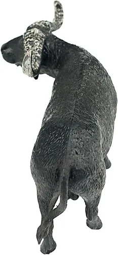 Miniatura 4 de FUNSHOWCASE Figura de juguete de búfalo de animales de la selva africana, figura de plástico realista, altura de 2.6 pulgadas