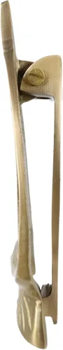 Miniatura 7 de Ebros Gift Escultura de metal de latón dorado para puerta de velero con placa de golpe integrada de 6 pulgadas de alto, barco azul marino