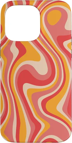 Miniatura 20 de iPhone 11 Pro Max Retro Groovy Liquid Swirl Hippie 70's 80's Psychedelic Phone Case