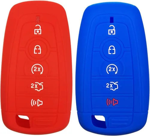 Miniatura 9 de 2 piezas Coolbestda Funda protectora completa para llavero remoto para Ford Bronco Mustang Fusion Raptor F250 F350 F450 F550 Edge Explorer