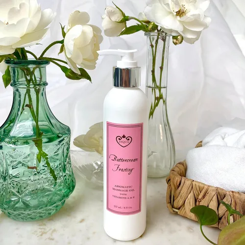 Miniatura 5 de Jaqua Aceite de masaje aromático para spa con aceite de jojoba, sésamo y girasol - Glaseado de crema de mantequilla