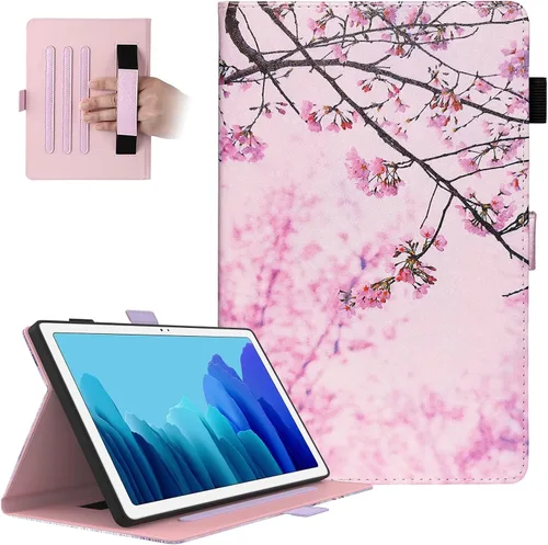 Miniatura 13 de Dteck Funda protectora de piel sintética con ranuras para tarjetas y función de soporte ajustable, para Samsung Galaxy Tab A7 de 10.4 pulgadas