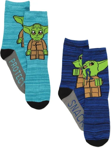 Miniatura 6 de Lego Star Wars Baby Yoda - Juego de 6 calcetines para niños pequeños