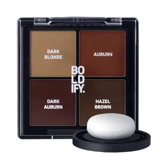 Miniatura 26 de BOLDIFY Polvo de línea del cabello (GRANDE, 10g) - Color de cabello para retoque de raíces para cobertura de canas - Polvo para el cabello que Negro