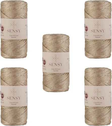 Miniatura 162 de Sensy Premium Cuerda de Poliéster de 2mm 251 Yardas Cuerda de Polipropileno 100% Cordón de Macramé 2mm Cordón para Bolsa de Ganchillo Cuerda