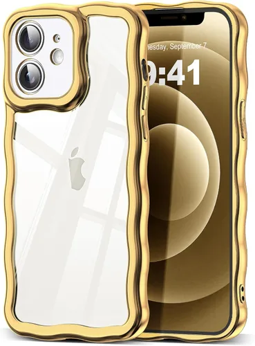 Miniatura 34 de SKYLMW Compatible con iPhone 6s Plus/6 Plus Case de 5.5", Linda Kawaii Marco Ondulado Rizado Forma de Marco Funda de Silicona Suave Resistente a