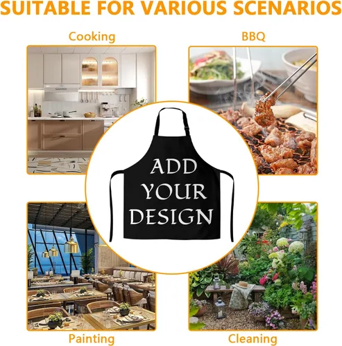 Miniatura 5 de Delantal personalizado,Delantales personalizados,Delantales personalizados con bolsillos,Delantal de cocina,Delantales personalizados