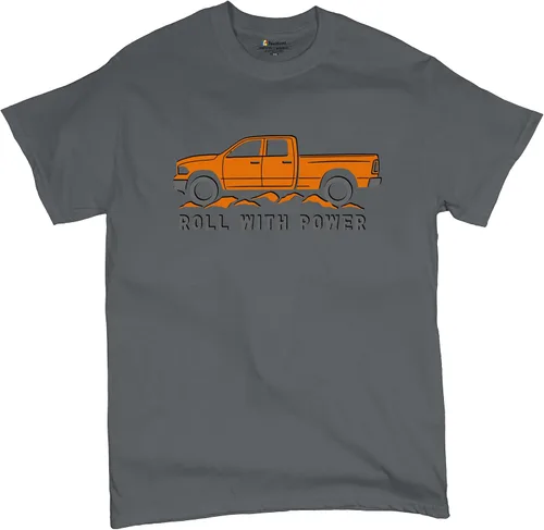 Miniatura 9 de Tee Hunt Camisetas gráficas y camisetas sin mangas para hombre Roll with Power Pickup Truck