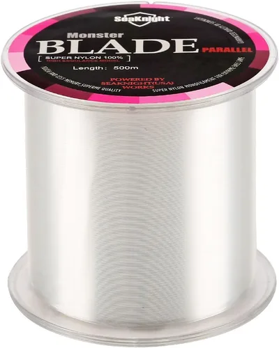 Miniatura 18 de Línea de pesca monofilamento SeaKnight Blade, 547 yardas/1094 yardas de material japonés, alta resistencia a la abrasión, baja ductilidad y memoria
