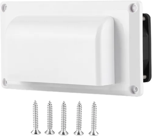 Yosoo Health Gear Ventilador de ventilación de ventilación para autocaravana, ventilador de ventilación lateral para caravana, ventilador blanco de