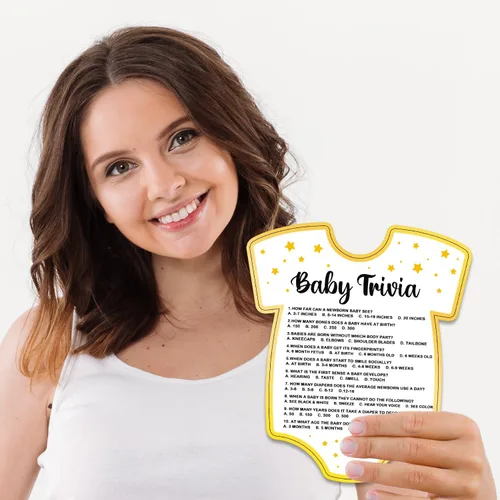 Miniatura 4 de Juegos de baby shower, tarjetas de juego de preguntas para bebés, suministros y actividades divertidos para juegos de fiesta de baby shower, género