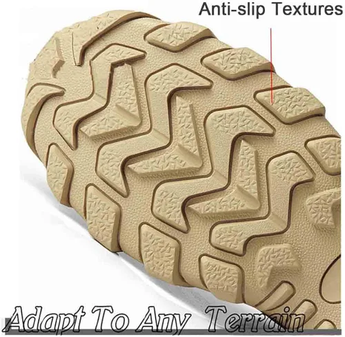 Miniatura 6 de Einplus Botas tácticas militares de combate para hombre, resistentes al agua, ligeras, botas de trabajo