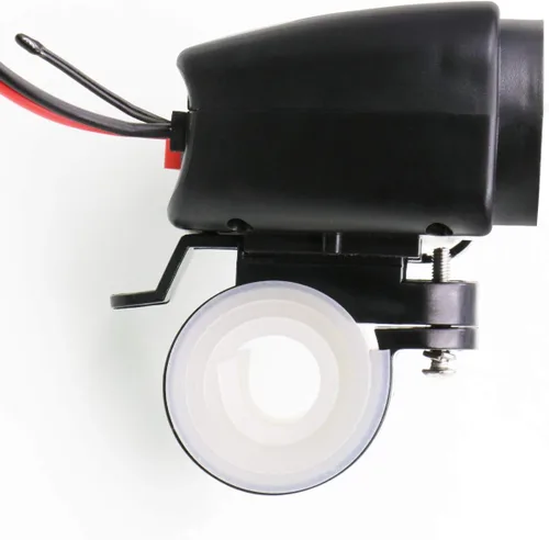 Miniatura 3 de Impermeable motocicleta 5 V 3.1 A cargador USB dual y voltaje pantalla de temperatura voltímetro para 7/8 y 1 "montaje en manillar 3 en 1