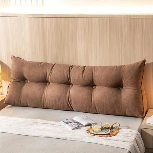 Miniatura 2 de Almohada triangular de lectura para reposo en cama, cojín grande para cabecero, respaldo, almohada de cuña para cuello y soporte lumbar para Café