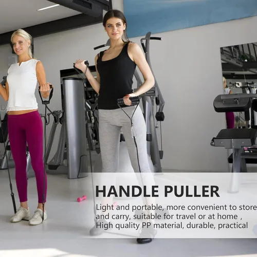 Miniatura 6 de BESPORTBLE Cable de polea de fitness, cuerda de tríceps, cables expansores de pecho, máquina de entrenamiento muscular de fuerza, accesorio