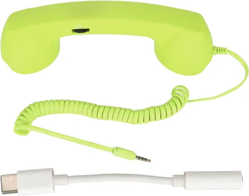 Miniatura 6 de Auricular retro para teléfono celular, auriculares antiguos para responder llamadas, colgar llamadas, rechazar llamadas, rechazar, redireccionar