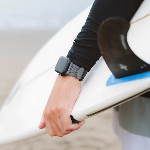 Miniatura 3 de Carterjett - Correa para Apple Watch 1.732 pulgadas, 1.654 pulgadas, 1.575 pulgadas, 1.496 pulgadas, nailon NATO, correas iWatch, mujeres y hombres