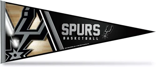 Miniatura 9 de Rico Industries NBA Basketball Primary - Banderín de fieltro de 12 x 30 pulgadas para decoración de pared, ideal para el hogar, dormitorio