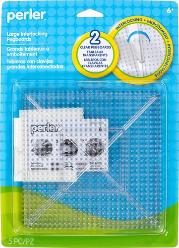 Miniatura 13 de Perler Beads - Tableros cuadrados amarillos, 2 unidades, 5.7 pulgadas de largo x 5.7 pulgadas de alto, pequeño