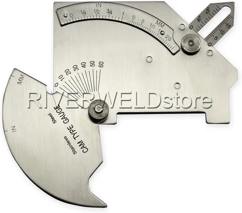Miniatura 2 de RIVERWELD Puente de la leva de la prueba del medidor de inspección de soldadura cubital comprueba la profundidad de la socavación y picadura