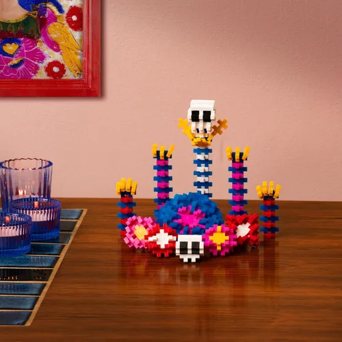 Miniatura 2 de PLUS PLUS Inspirado, Frida Kahlo - Juego de construcción de historia del arte, kit de pintura 3D y suministros de manualidades para niños, 350 mini