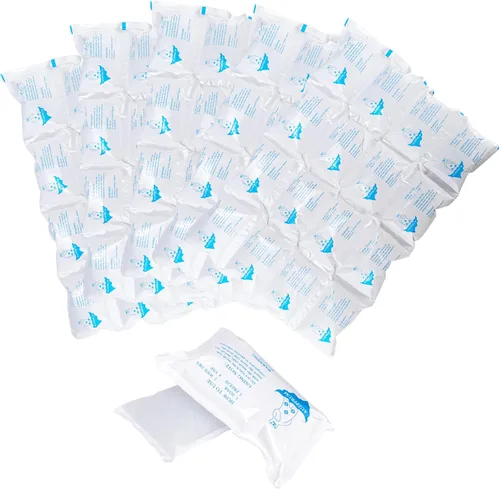 Bolsas de hielo seco para envío de alimentos congelados, hojas de hielo frío reutilizables para enfriadores, bolsa de almuerzo, hojas de manta de 5