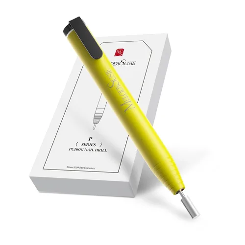Miniatura 7 de MelodySusie PocketNail - Taladro de uñas USB delgado ergonómico en forma de bolígrafo, PC100G 20000 RPM, lima eléctrica portátil para todas