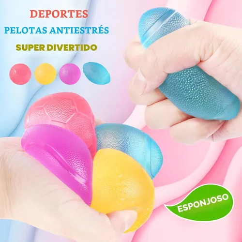 Miniatura 2 de Juguetes para ansiedad, pelotas antiestrés para niños y adultos, paquete de 4 juguetes para ansiedad de azúcar de malta, bola de gel de elevación