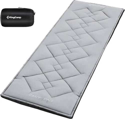 KingCamp Colchón para Catre, Colchoneta de Camping Portátil y Liviana para Dormir, Suave, Cómoda, Antideslizante para Catre de Campamento, Litera de