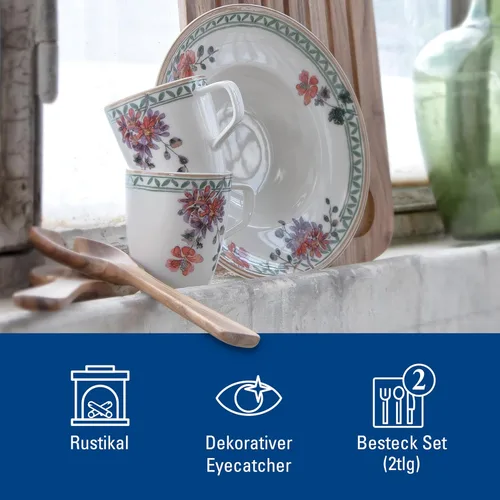 Miniatura 4 de Villeroy & Boch Artesano - Juego de servidor de ensalada original: madera de acacia, holz - Akazie, marrón