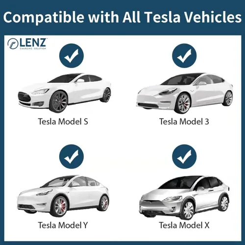 Miniatura 6 de LENZ Paquete - Adaptador de carga y bloqueo J1772 a Tesla