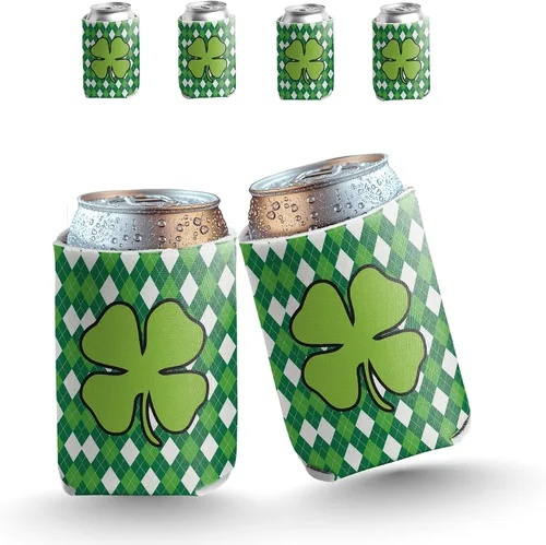 Miniatura 21 de VictoryStore Enfriadores de latas y bebidas, enfriadores de latas del día de San Patricio, enfriadores de latas irlandeses, frases irlandesas, juego