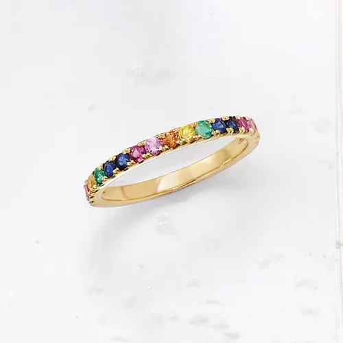 Miniatura 4 de RS Pure by Ross-Simons 056 ct tw Mixed Gemstone Ring in 14kt Yellow Gold