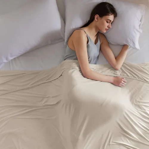 Miniatura 15 de Bedsure - Manta refrescante para personas que tienen calor al dormir, para habitación de niñas y niños, cobija fresca, ropa de cama ligera