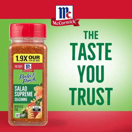 Miniatura 21 de McCormick Perfect Pinch Salad Supreme Seasoning, 8.25 onzas (paquete de 6)