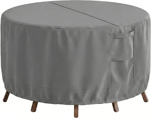 Miniatura 8 de Fundas para muebles de patio, impermeables, rectangulares, fundas para muebles de exterior, impermeables, resistentes al viento, con asas