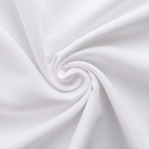 Miniatura 4 de Juego de sábanas de 4 piezas (tamaño matrimonial, blanco) 1 sábana encimera, 1 sábana bajera y 2 fundas de almohada, ropa de cama de lujo