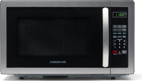 Miniatura 5 de BLACK+DECKER BCRK17V - Refrigerador compacto Energy Star de una sola puerta con congelador y microondas Farberware para encimera, 1000 vatios, 1.1