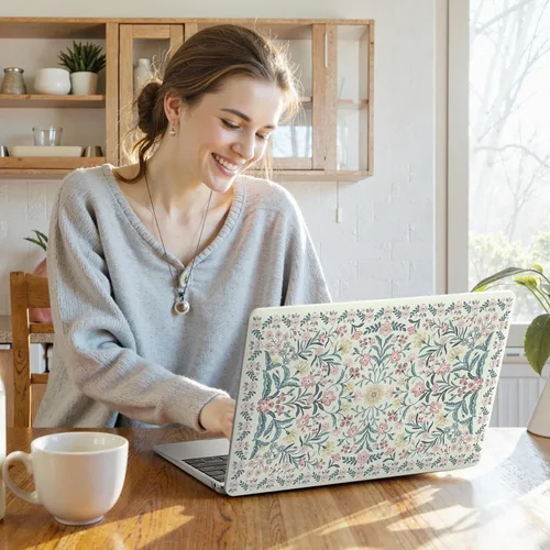 Miniatura 4 de iCasso para M4 MacBook Air de 13 pulgadas Funda 2025 2024-2022 M3 M2 Modelo A 3240 A3113 A2681, Funda de plástico de patrón protector resistente