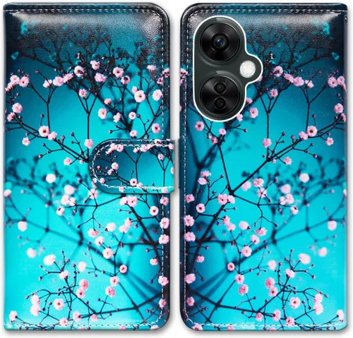Miniatura 26 de Bcov Funda para Oneplus Nord N30 5G, diseño de pájaro negro y verde con tapa para teléfono con ranura para tarjeta y soporte para OnePlus Nord N30 5G