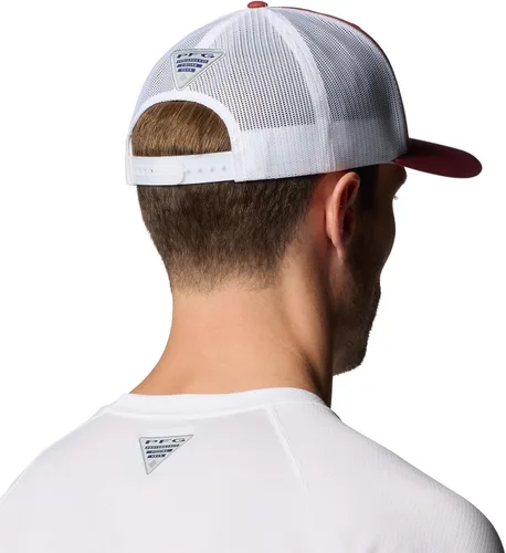 Miniatura 235 de Columbia - Gorra de malla con bandera con árboles unisex para adultos, corona alta