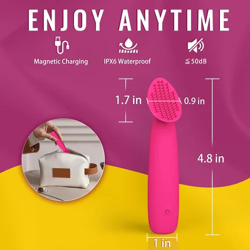 Miniatura 7 de Juguetes para Adultos Vibrador Varita, Juguetes Sexuales para Parejas para Pene Vulva Estimulador de Clítoris, Mini Vibradores Bala con 10 Modos