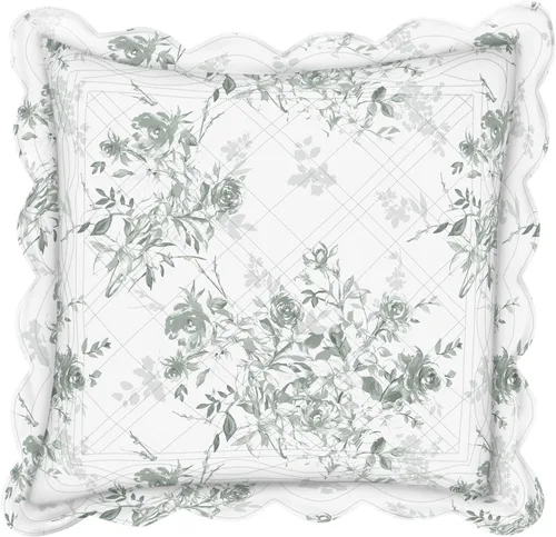 Miniatura 15 de BrylaneHome Almohada cuadrada Florence - Flor antigua
