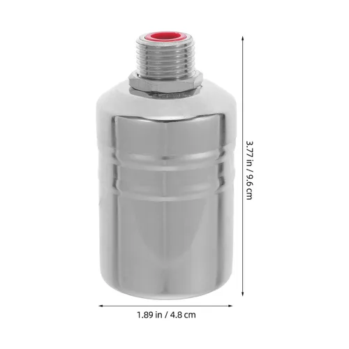 Miniatura 5 de Float Valve for Water Tank - 1 Inch Top Inlet Automatic Water Level Control Stainless Steel Valve for Pool, Tower, Livestock Troughs